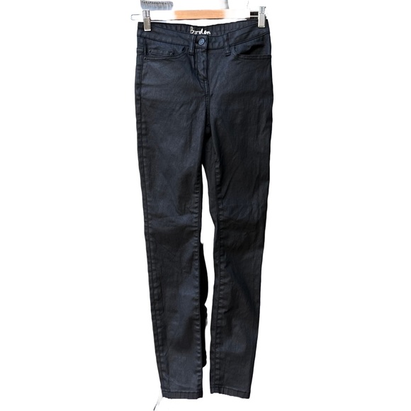 Boden Pants - BODEN Black Waxy Skinny Jeans, Size 2P
